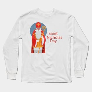 Merry Christmas from old Saint Nick Long Sleeve T-Shirt